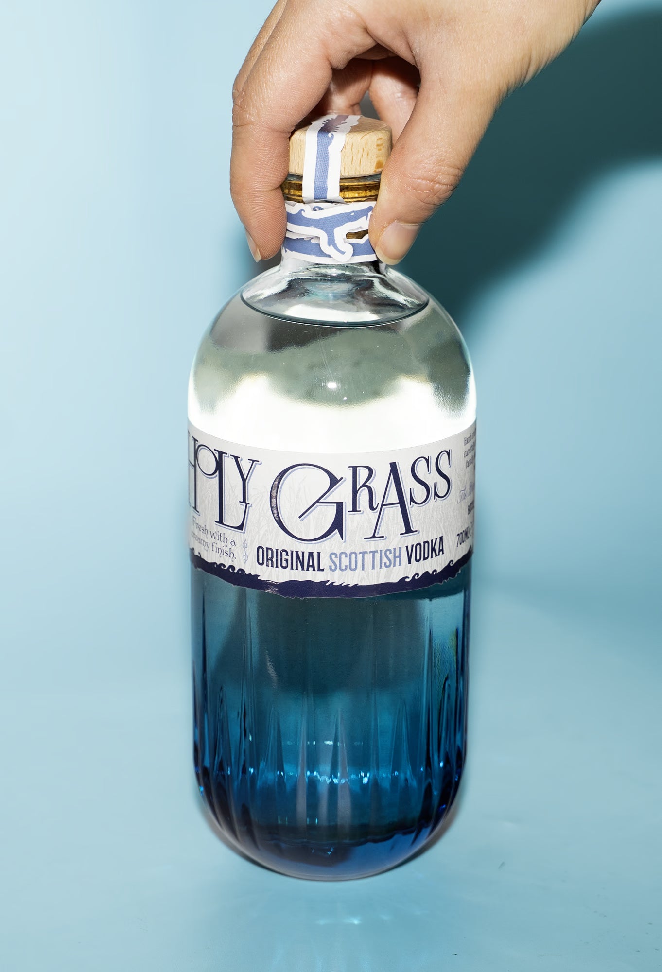 700ml Holy Grass Original Scottish Vodka Bottle