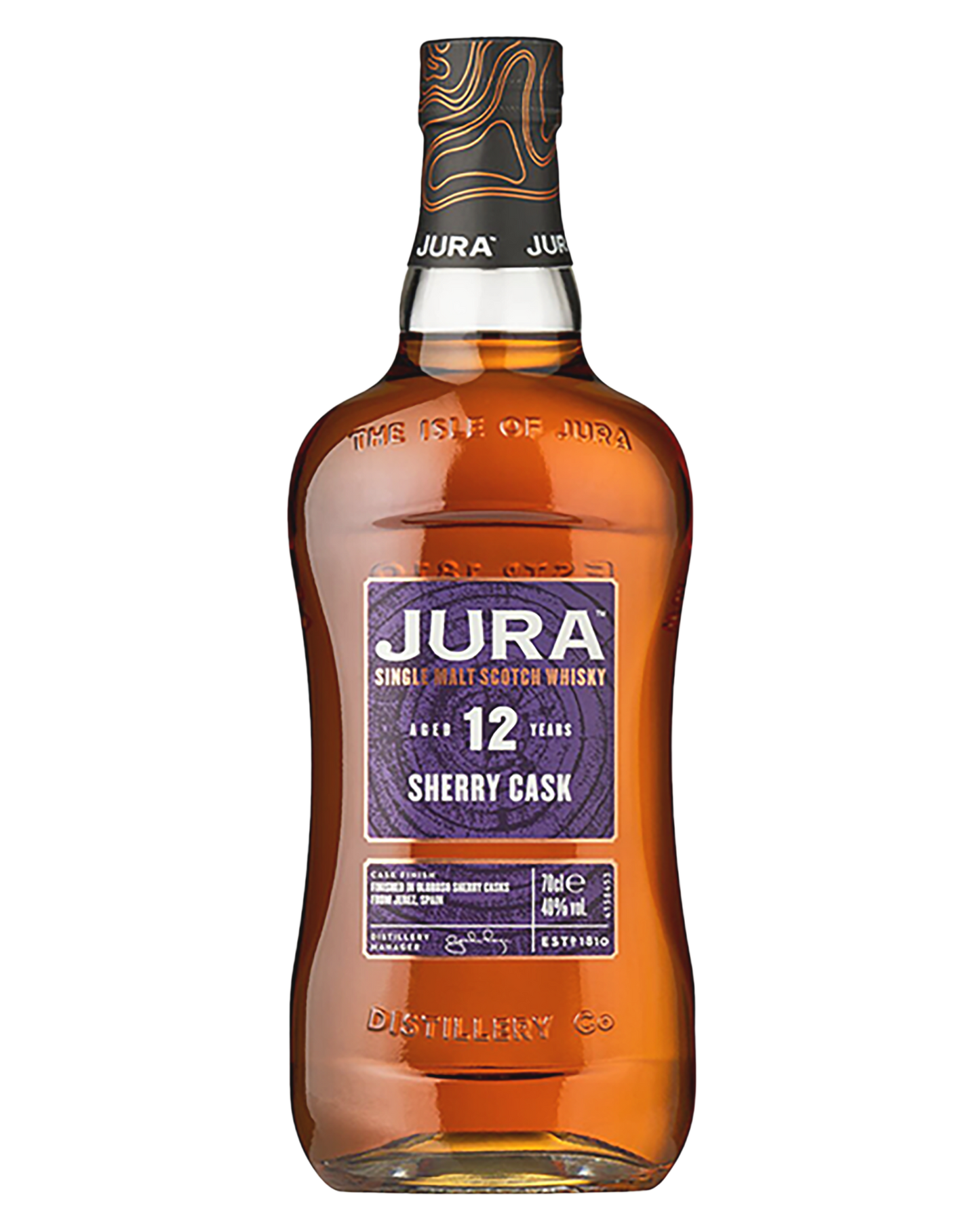 700ml Jura 12 Years Sherry Cask bottle