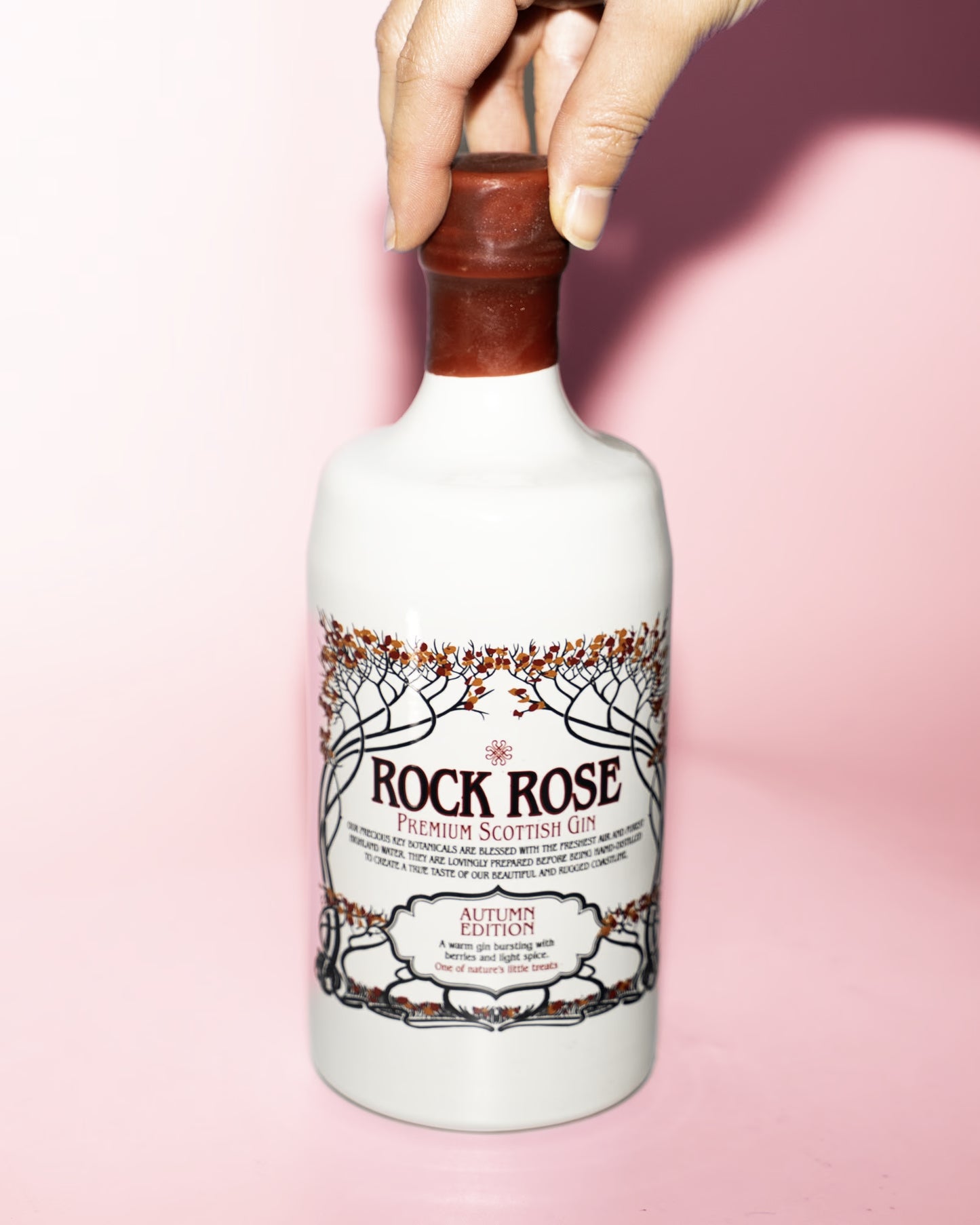 700ml Rock Rose Autumn Gin Bottle