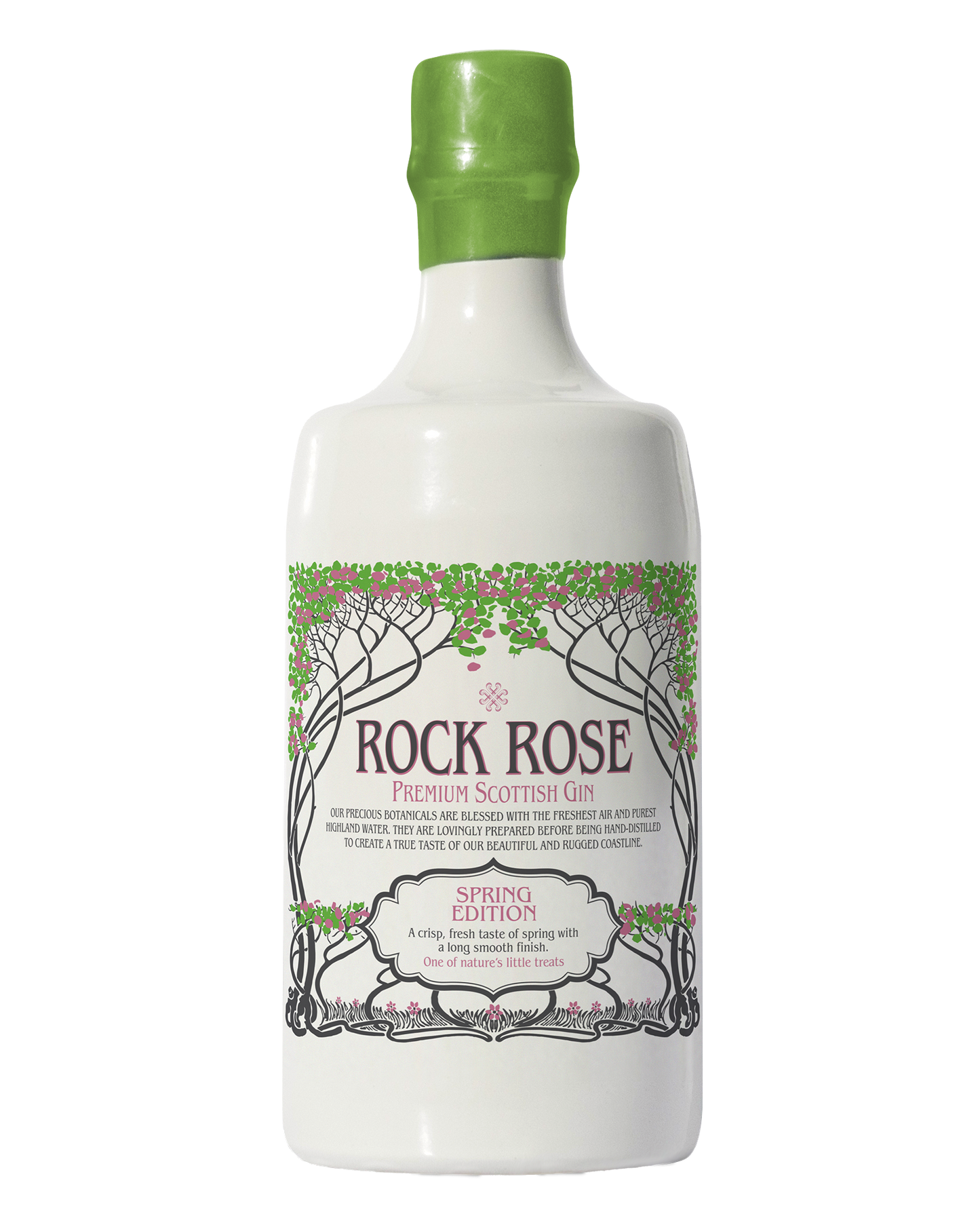 700ml Rock Rose Gin Spring Edition bottle