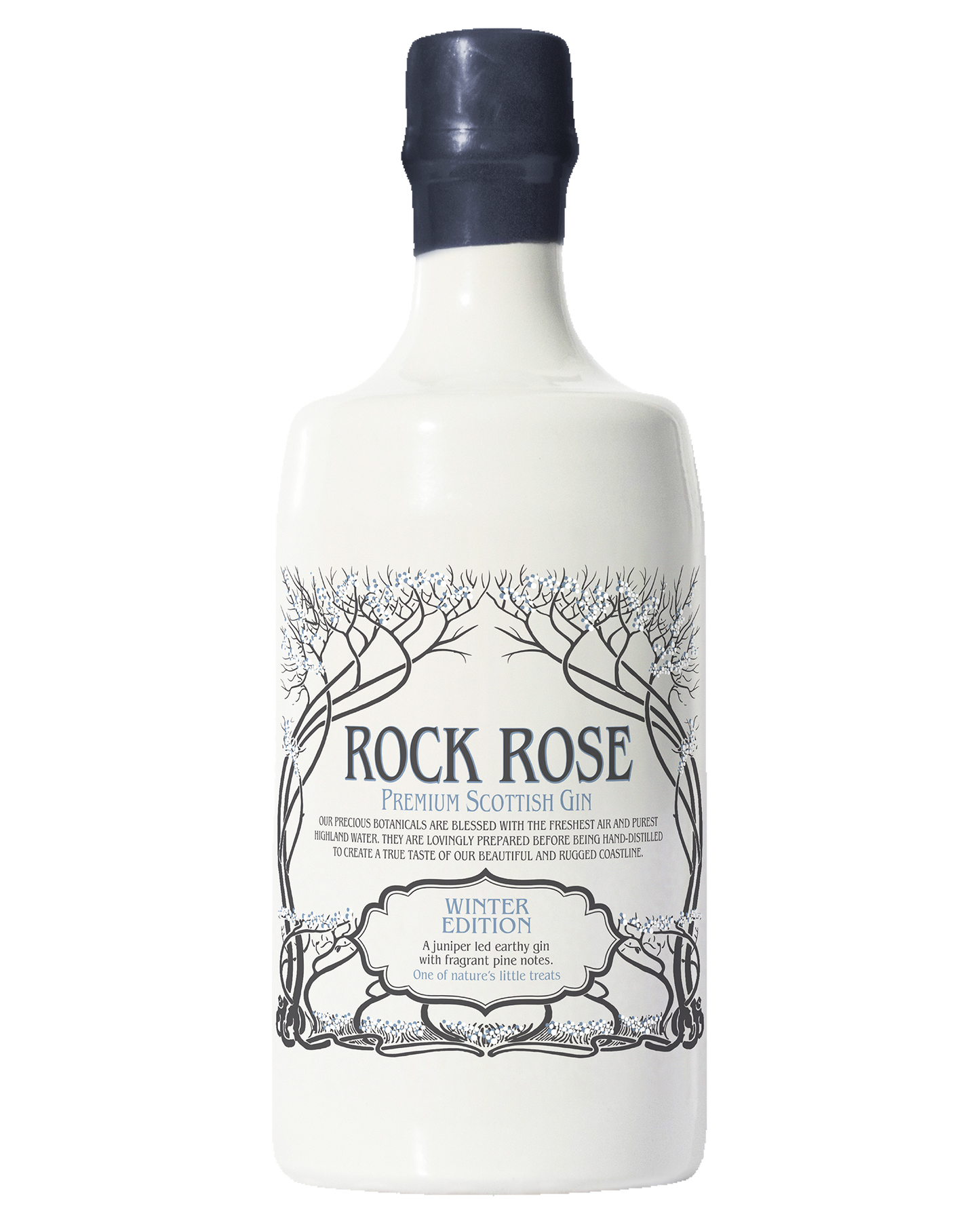700ml Rock Rose Gin Winter Edition bottle