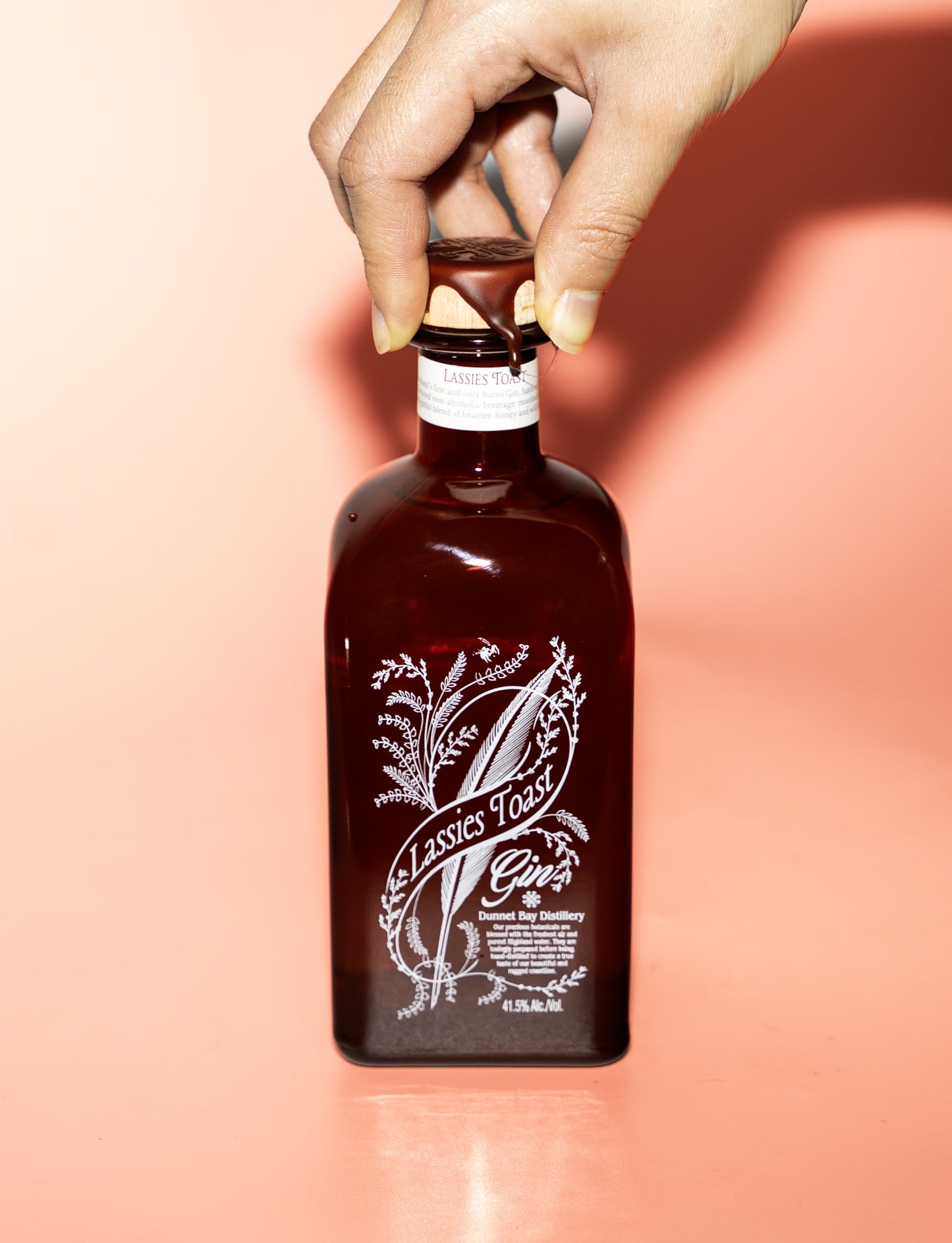 700ml Rock Rose Lassies Toast Gin Bottle