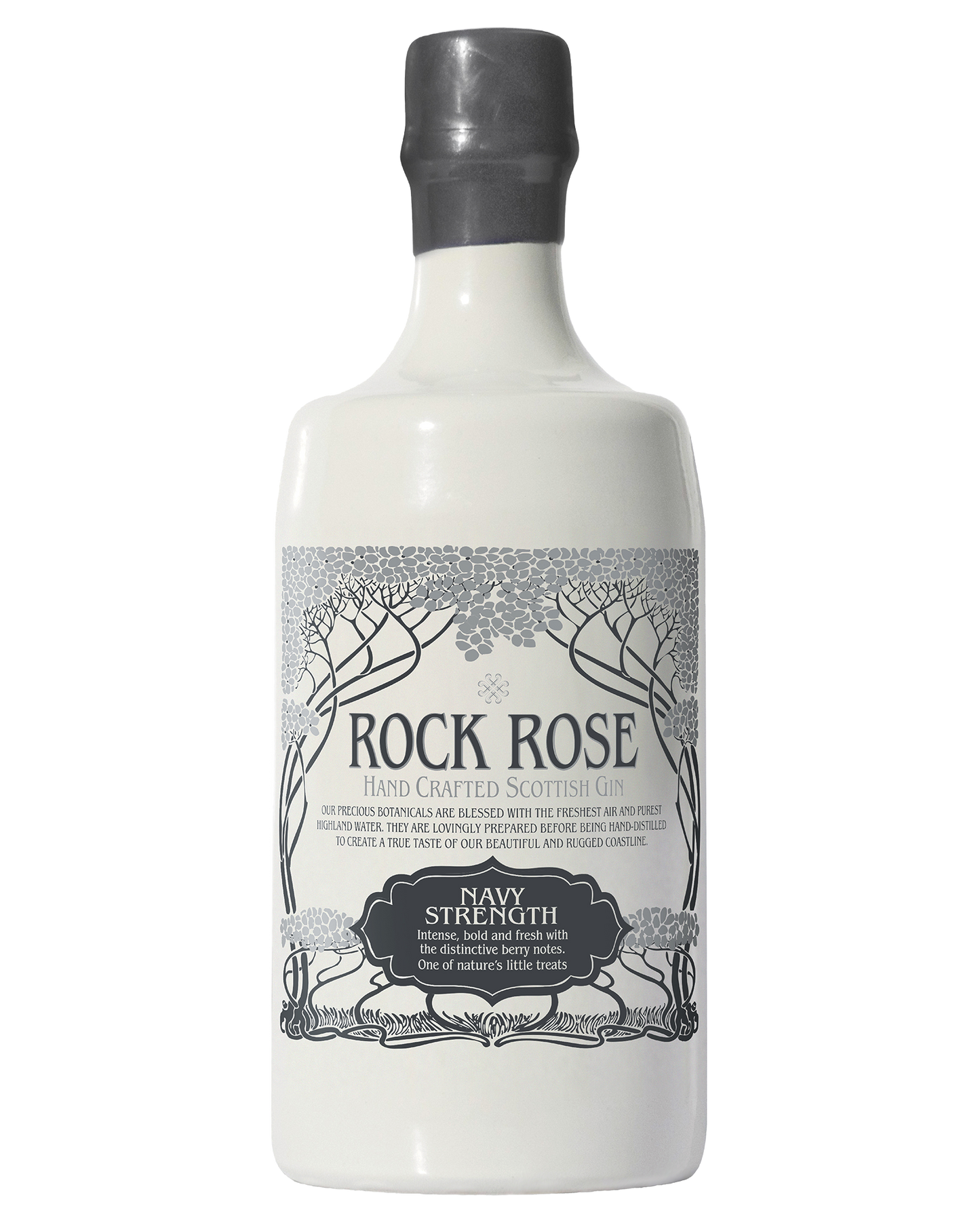 700ml Rock Rose Navy Strength Gin bottle