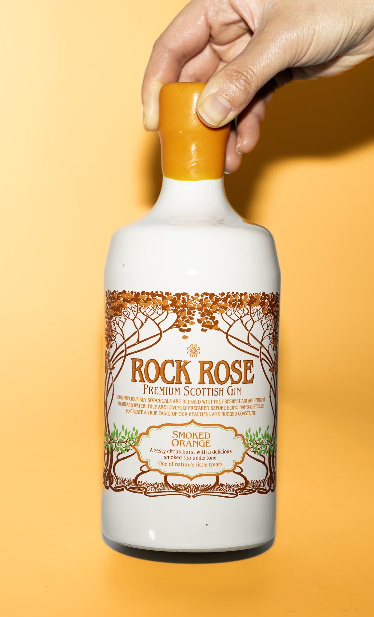 700ml Rock Rose Smoked Orange Gin Bottle
