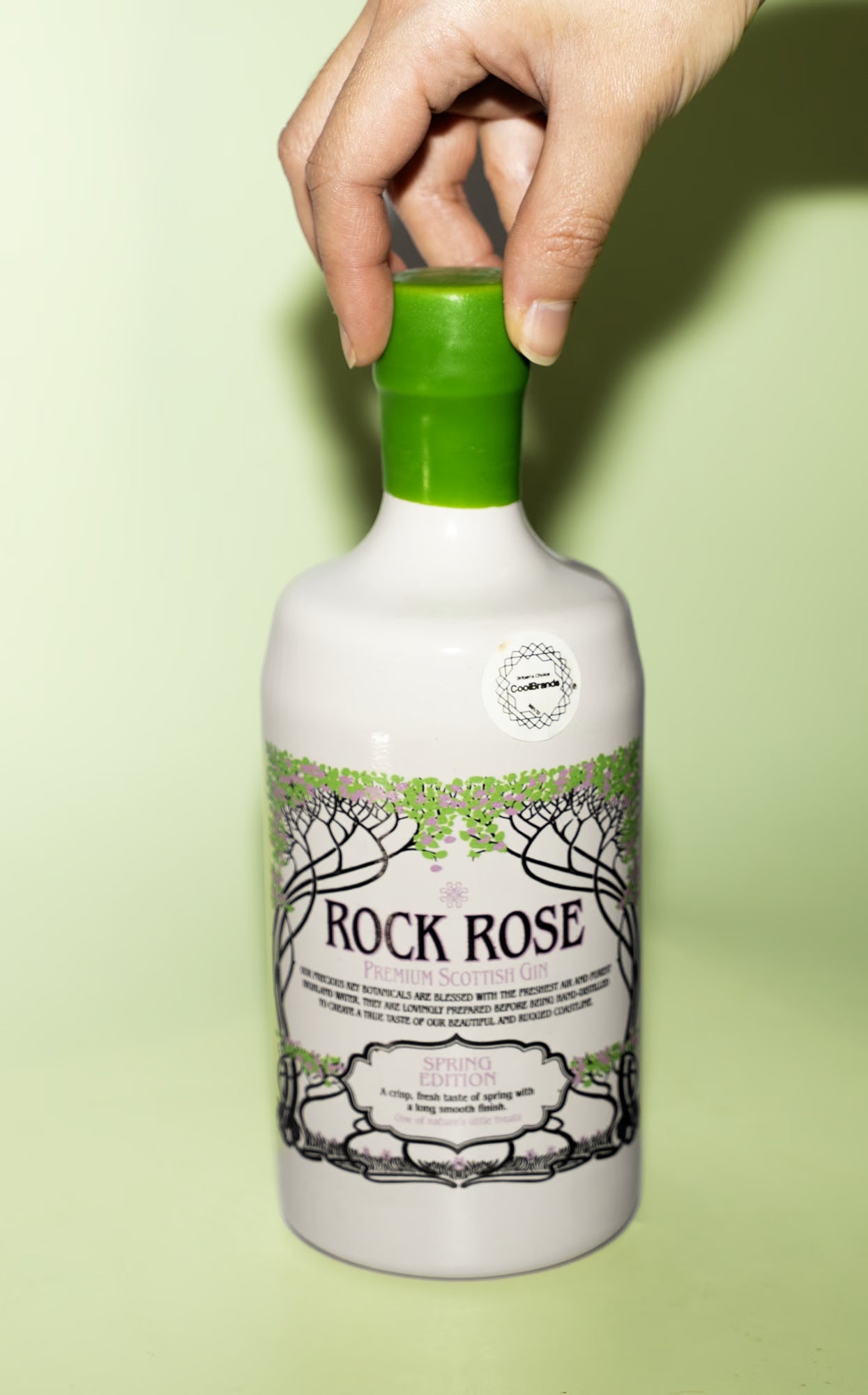 700ml Rock Rose Spring Edition Gin Bottle