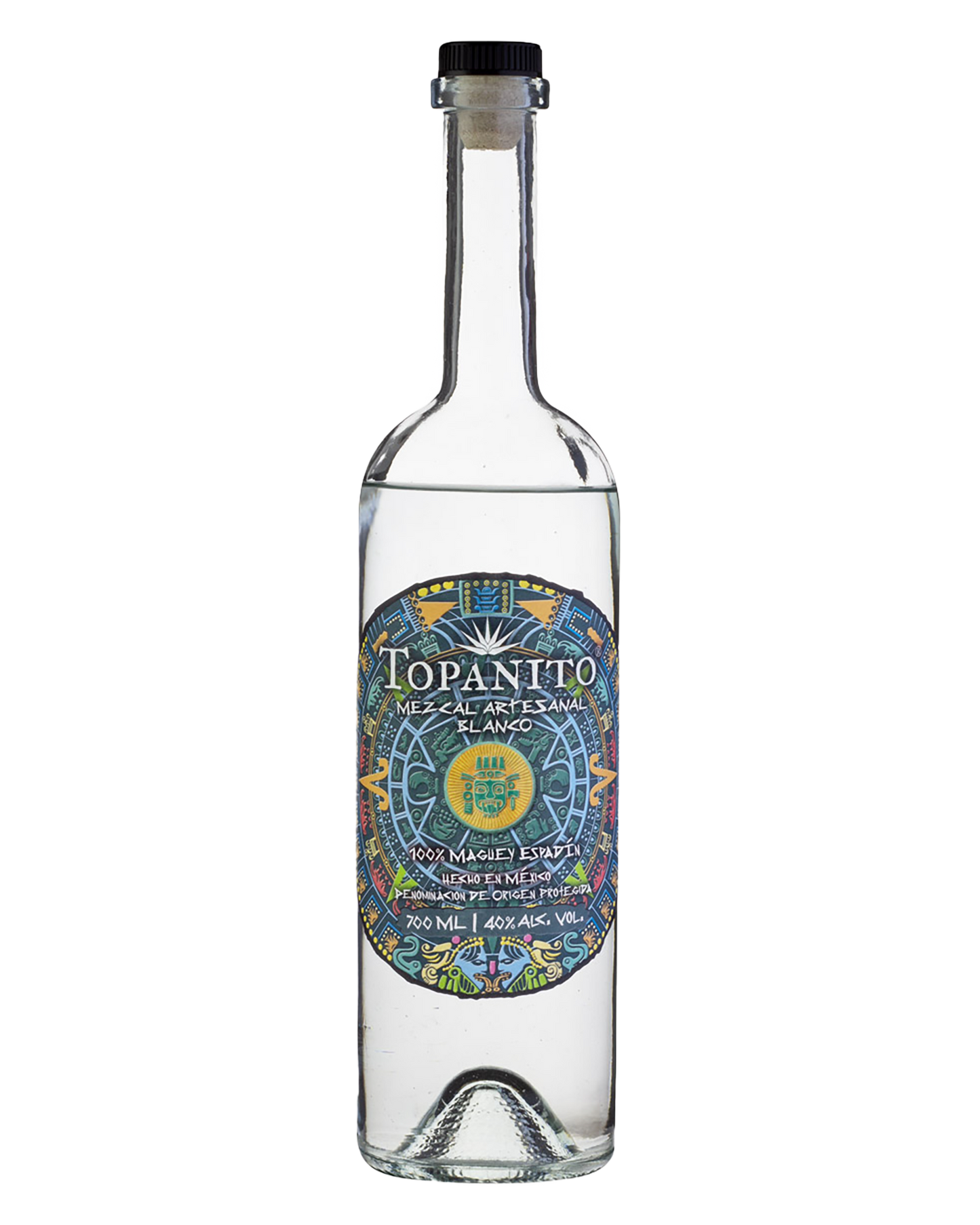 700ml Topanito Mezcal Artesanal Blanco 100% Espadín bottle