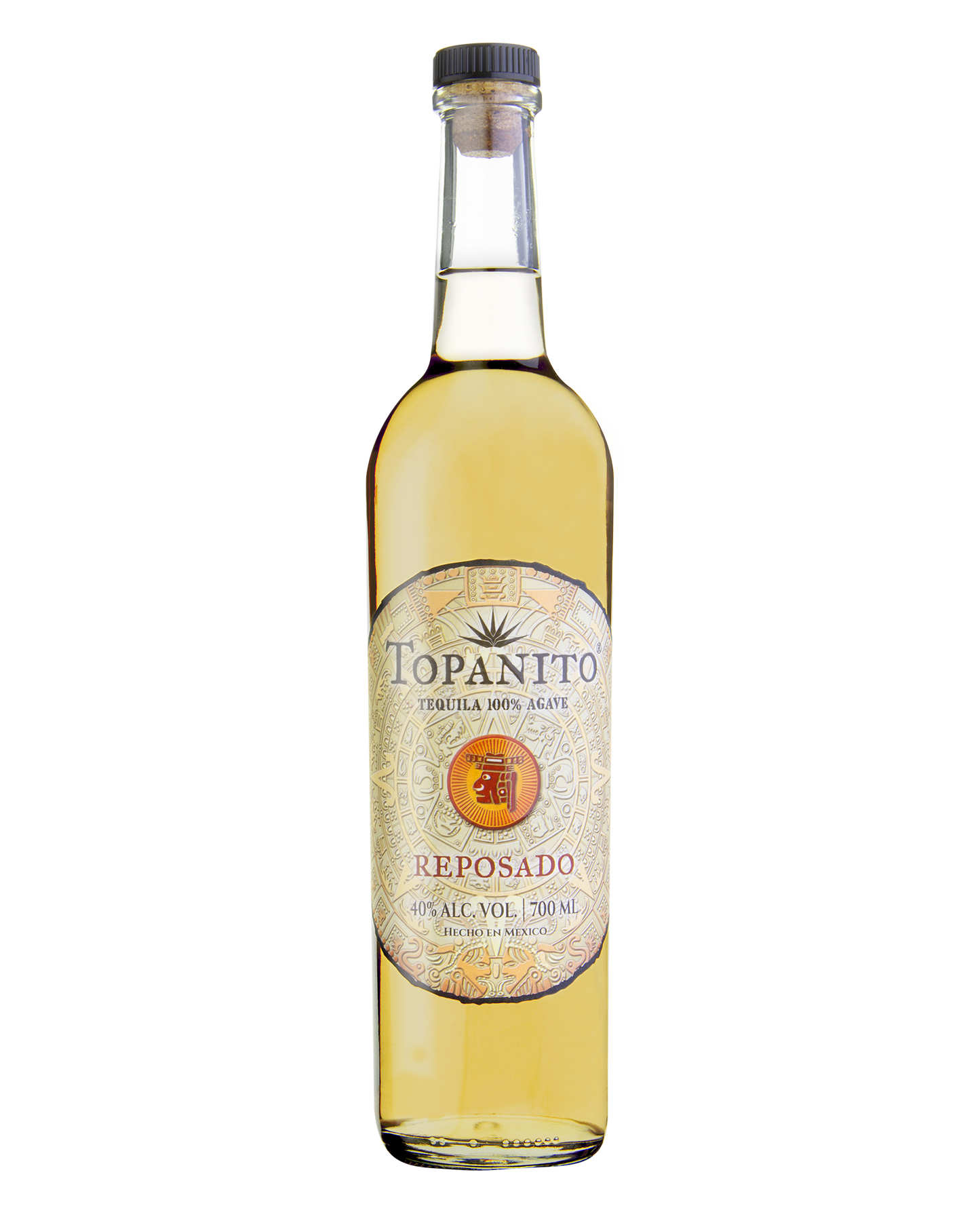 700ml Topanito Reposado Tequila 100% Agave bottle